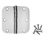 Cosmas Polished Chrome Door Hinge 3.5 Inch X 5/8 Radius Corners -. Fixed Price $94.06.