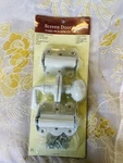 Gatehouse Screen Set, White Self-closing Hinges For Wood Vinyl. Fixed Price $24.95.