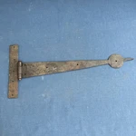 Vintage Antique Hand Forged Iron Strap Hinge Barn Door Spade Style Tip. Fixed Price $24.99.