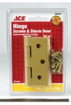 New Pack Screen Storm Door Hinges 3 X 1/2 Repair Replace Brass 2.5. Fixed Price $13.99.