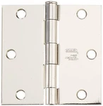 10PK National Hardware Square Residential 3.5" Door Hinge Nickel Finish N142-844. Fixed Price $29.95.