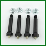 Trailer Spring Shackle Bolt With Grease Zerk & Nut 9/16" X 3-1/2" Long 4 Pc. Set. Fixed Price $20.50.