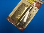 Gatehouse 3-1/2" Gold Mortise Interior/exterior Door Hinge Square Corners LB61. Fixed Price $13.98.