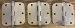 Vintage Lawrence Door Hinges 1/2 X3/8 Radius Interior Polished Brass. Fixed Price $9.95.