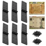 Yidahoog Heavy Duty Gate Hinges, 270 Adjustable Foldflat For Wooden F.... Fixed Price $112.93.