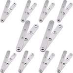Gizhome 10 Pack 360 Degree Rotatable Door Pivot Hinges, Stainless Steel Drawer. Fixed Price $19.41.