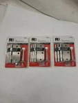 Reliabilt 3-1/2" Hinges And Door Stop Satin Nickel #2539105 Lot Of. Fixed Price $19.99.