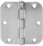 12 Pk Rounded 3.5 Inch X Door Hinges W/screw Satin Nickel Amazon Basics. Fixed Price $19.99.