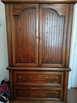 Armoire 75X42X22.5 Fine Craftsmanship With Rockler & Blum Hinges, Made Of Wood. Fixed Price $308.21.