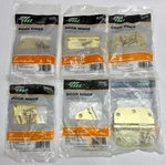 6PK Grip Fast Door Hinges Satin Brass Finish 226-8000 GF830-226. Fixed Price $11.98.