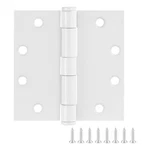 Stainless Steel Door Hinge Painted White 4 1/2 Inch 5/8 Radius 6 Pack. Fixed Price $52.67.