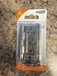 New National N830-435 3" Satin Nickel Surface Mount Hinge 7467780 2PCS. Fixed Price $6.00.