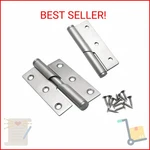 Dghaop 2PCS Stainless Steel Lifting Hinge 3" Rising Butt Handed Off Door. Fixed Price $16.34.