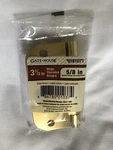 Gate House 3 1/2 Door Hinge 5/8 Radius Rounded Corner Satin Brass 0181071. Fixed Price $19.99.
