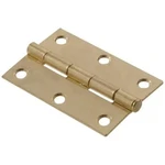 Hillman 3 In. Light Narrow Hinge - Removable Pin Brass Finish. Fixed Price $7.00.