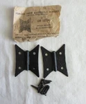 Nos Vtg Mckinney Butterfly Flush Hinge # 12706 Dead Black Cabinet Cupboard. Fixed Price $12.75.
