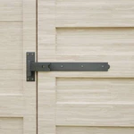 4 Piece Black Door Gate Strap Offset Hinge Wrought Iron Renovators Supply. Fixed Price $166.99.