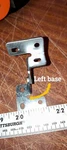 Stanley Cabinet Zinc Set Of 4 Pivot Hinges Left Base. Fixed Price $10.36.