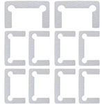 Safycaby 10 Pcs Shower Door Hinge Shims Glass Transparent. Fixed Price $14.02.