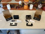 Modexo H1VEN-2201MBL Adjustable Square Wall Mount Shower Hinge Black Matte. Fixed Price $20.00.