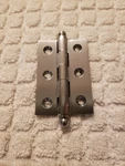 Pairs Of Deltana 1/2" X 11/16" Brushed Chrome Ball Tips CH2517U26D Hinges. Fixed Price $45.00.
