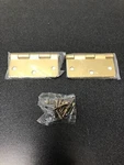 Emtek 91023US4 3.5" X Plain Bearing 1/4" Radius Corners Mortise Hinge. Fixed Price $12.76.