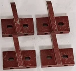 Steel Right Pivot Hinges 1/2" X 5/16" Mount Holes C28012-6 Lot Of 4. Fixed Price $20.00.