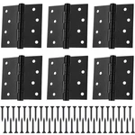 6 Pcs 4'' Ball Bearing Door Hinges Stainless Steel Heavy Duty X Inch. Fixed Price $48.42.