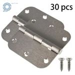 Satin Nickel Door Hinges 3-1/2 3.5*3.5" 2.2MM 5/8 Radius Corners 30-PIECES. Fixed Price $30.33.