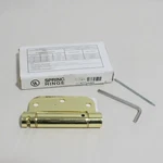Deltana DSH35R53 3.5" X 5/8" Radius Spring Hinge Polished Brass. Fixed Price $15.36.