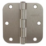 3-1/2 In. Satin Nickel Steel Door Hinge 5/8 Corner Radius With Screws (12-PA. Fixed Price $26.55.