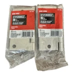 New Hinge 4" 207804 Satin Nickel Finish Square Corner Door Repair Everbilt. Fixed Price $15.00.
