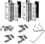 Heavy Duty Adjustable Self-closing Gate Hinges 2-PACK Satin Brushed Finish. Fixed Price $563.99.