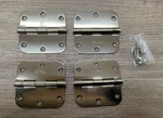 (lot Of 2) Emtek 910337 5/8" Radius Corner Mortise Hinge - French Antique Read*. Fixed Price $19.99.