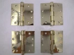 Pack Ives Ball Bearing Hinge Gold 5-KNUCKLE 4-3/4" X 4-1/2". Fixed Price $44.63.