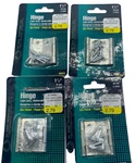 Lot Of 4 Ultra Hinge Light Duty Zinc Plated Fence Gate Barn Door 1/2" 60929. Fixed Price $10.32.