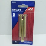 Ace Hinge Pin Satin Brass 3" Pack #5301585. Fixed Price $8.75.