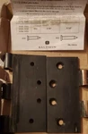 Baldwin 1440102I 0.25 Radius Mortise Hinge, Oil Rubbed Bronze Missing Pin. Fixed Price $18.00.