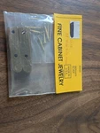 Brusso's Brass Center Pivot Hinge ST-18 Wide Knife. Fixed Price $44.00.