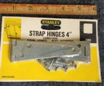 Nos Stanley Strap Hinges 4" CD900 US2C For Doors Gates Boxes Chests. Fixed Price $5.00.