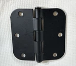 (qty 12) Everbilt Squeak Free Door Hinges Matte Black 3-1/2" X 5/8" 1005 686 063. Fixed Price $26.00.