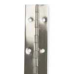 Piano Hinge, Steel, Full Surface Mounting, 3/4 Leaf W X 48 H, Bright. Fixed Price $30.59.