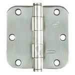 3-1/2" Stainless Steel 5/8" Round Corner Full Mortise Door Hinge (1 Piece). Fixed Price $25.41.