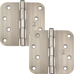 Standard Hinge, 4 Inches, 5/8" Radius Corner, 2-PACK, Antique Brass By Stone Har. Fixed Price $23.10.