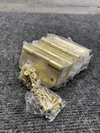 9 Pack Hillman Satin Brass Residential Door Hinge 5/8". Fixed Price $25.00.