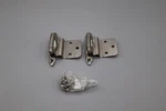 (4) Stanley Home Design Hardware BB8195 Spring Hinges, Satin Nickel, S826-289. Fixed Price $8.75.