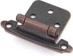 Omansko Pack Of 10 Oil Rubbed Self-closing 1/2" Overlay Cabinet Door Hinges. Fixed Price $9.95.