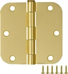Design House 12-PACK Door Hinges 3.5" Satin Brass Rounded Radius 189795 (4-4). Fixed Price $26.99.