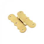 Offset Cabinet 3/8" Polished Solid Brass Door Hinges With Screws. Fixed Price $20.99.