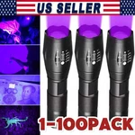 Uv Flashlight Black Super Bright 120000LM Torch Ultra Violet Lamp Led. Fixed Price $43.28.